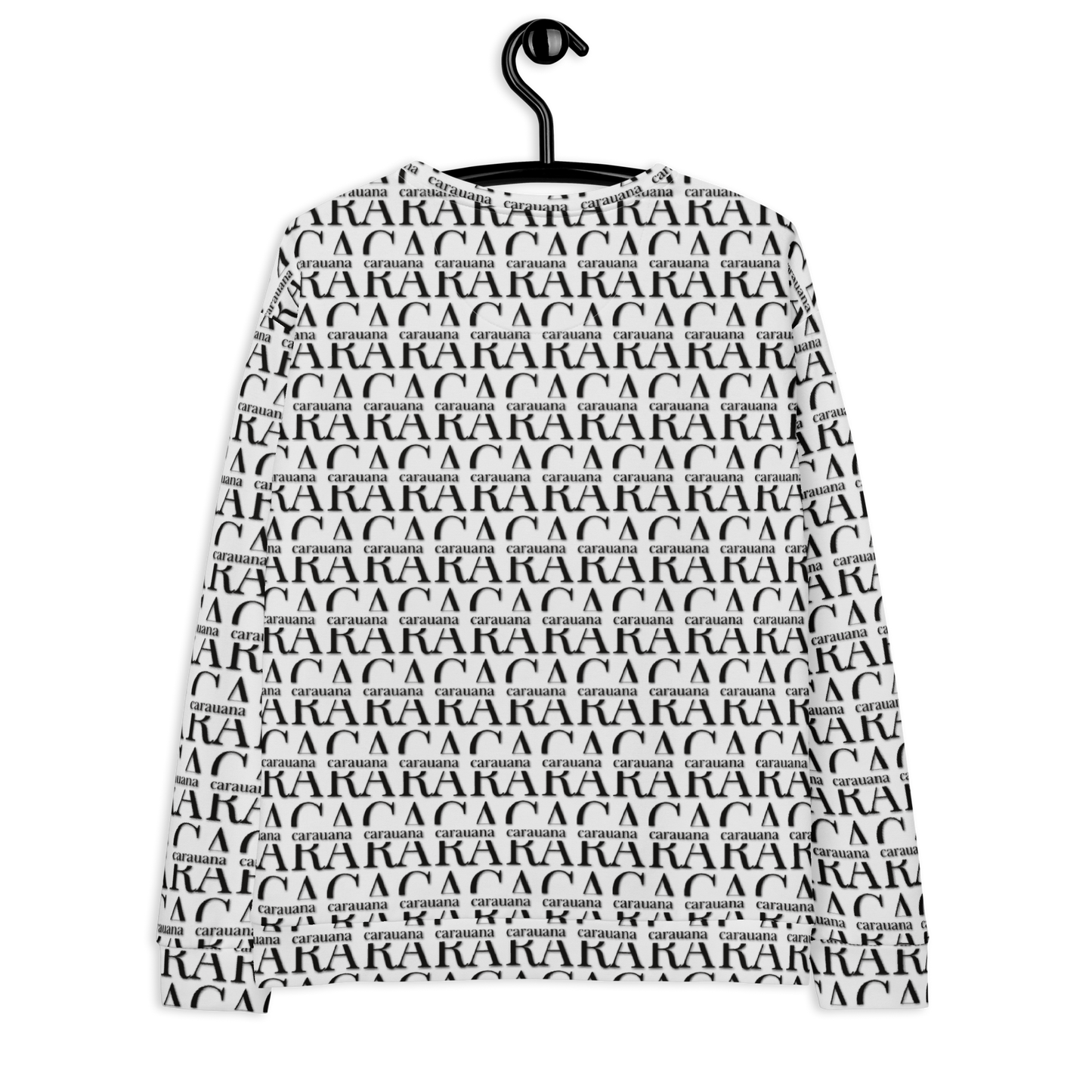 Premium Sweatshirt CaRaUaNa Unisex Black Logo