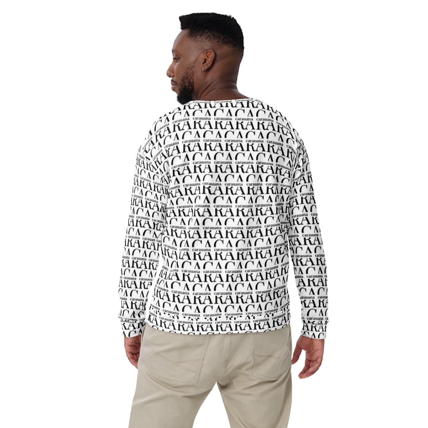 Premium Sweatshirt CaRaUaNa Unisex Black Logo