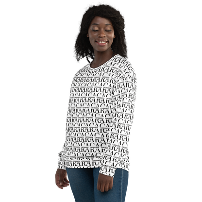 Premium Sweatshirt CaRaUaNa Unisex Black Logo
