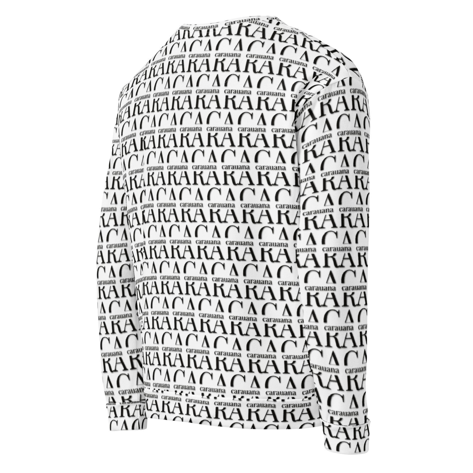 Premium Sweatshirt CaRaUaNa Unisex Black Logo