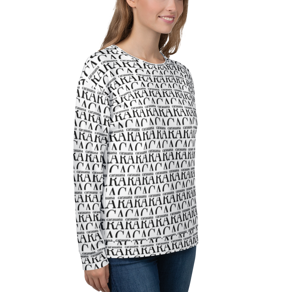 Premium Sweatshirt CaRaUaNa Unisex Black Logo