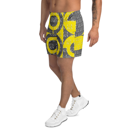 CaRaUaNa Athletic Shorts Unisex Yellow Carauana Store
