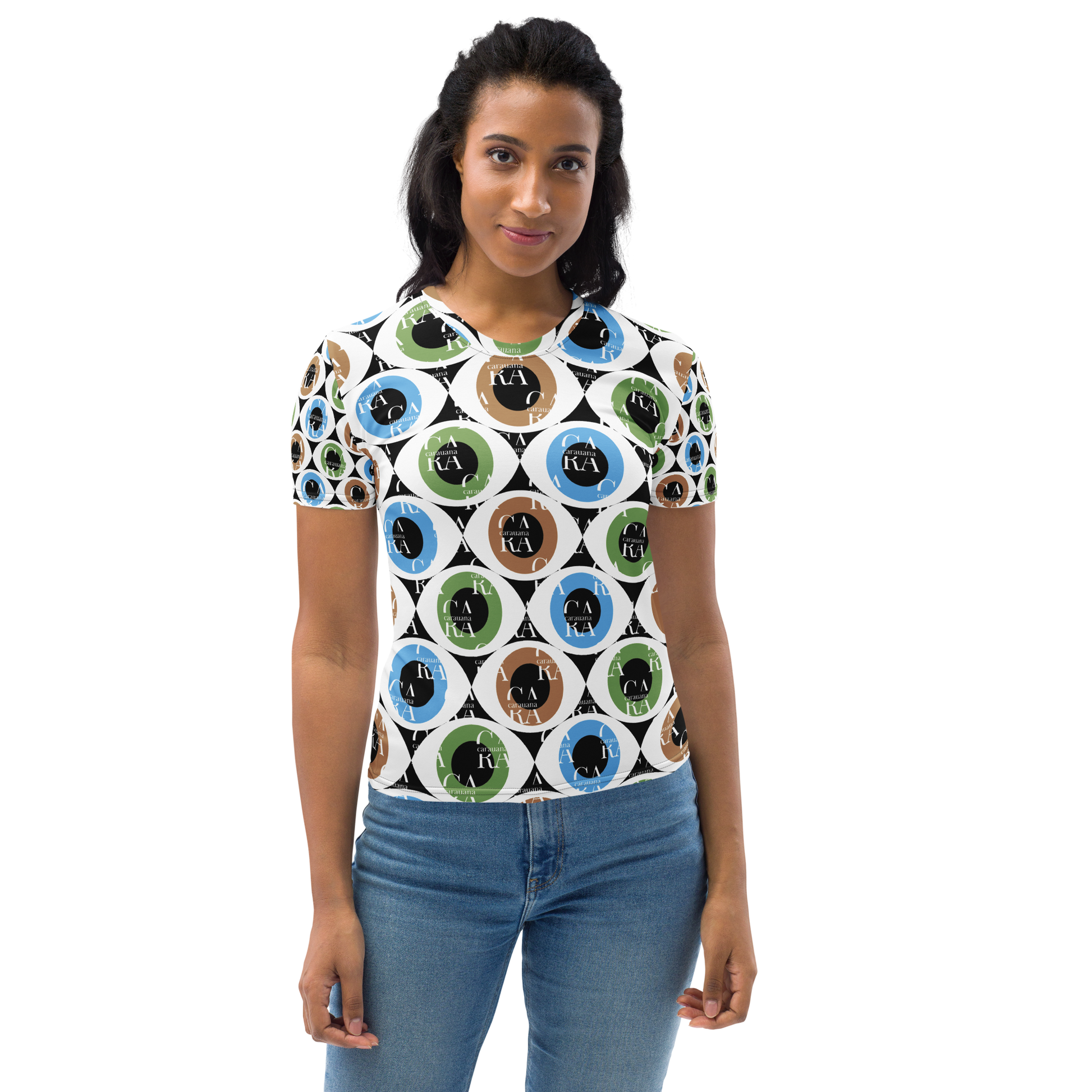 Women's T-shirt Pattern EYE Carauana Store