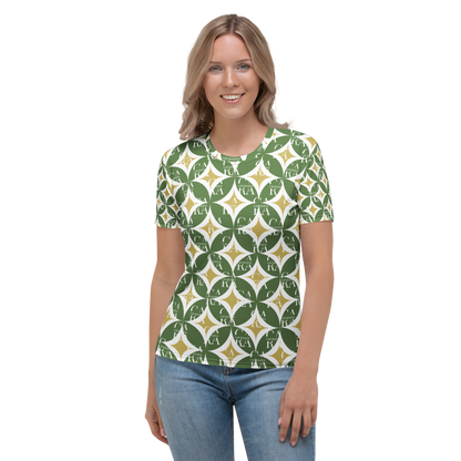 Women's T-shirt Green Pattern Carauana Store