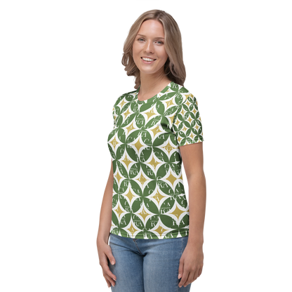 Women's T-shirt Green Pattern Carauana Store