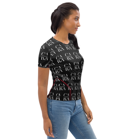 Women's T-shirt black Elegant Carauana Store