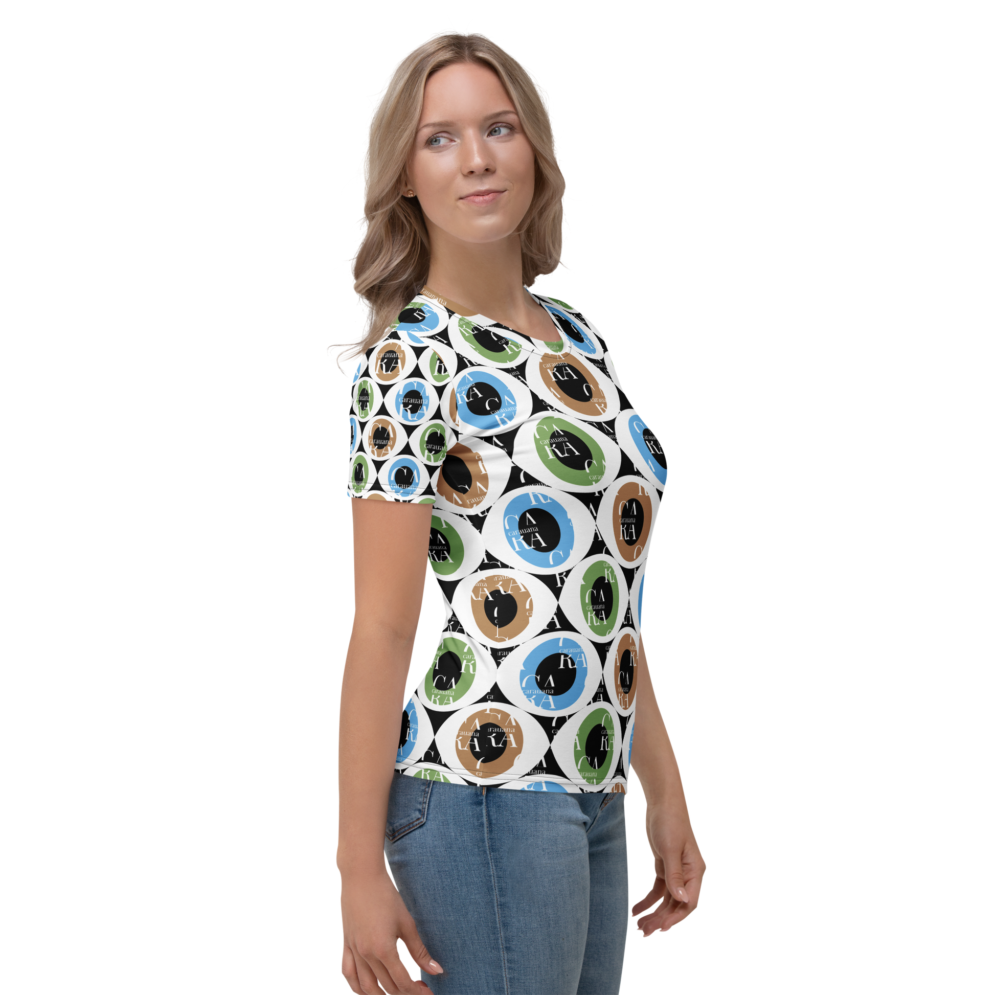 Women's T-shirt Pattern EYE Carauana Store
