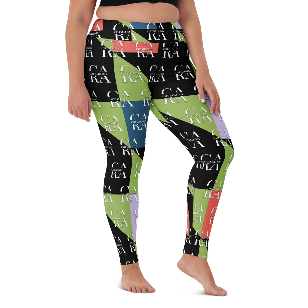 CaRaUaNa Leggings SPORT Green Black Carauana Store