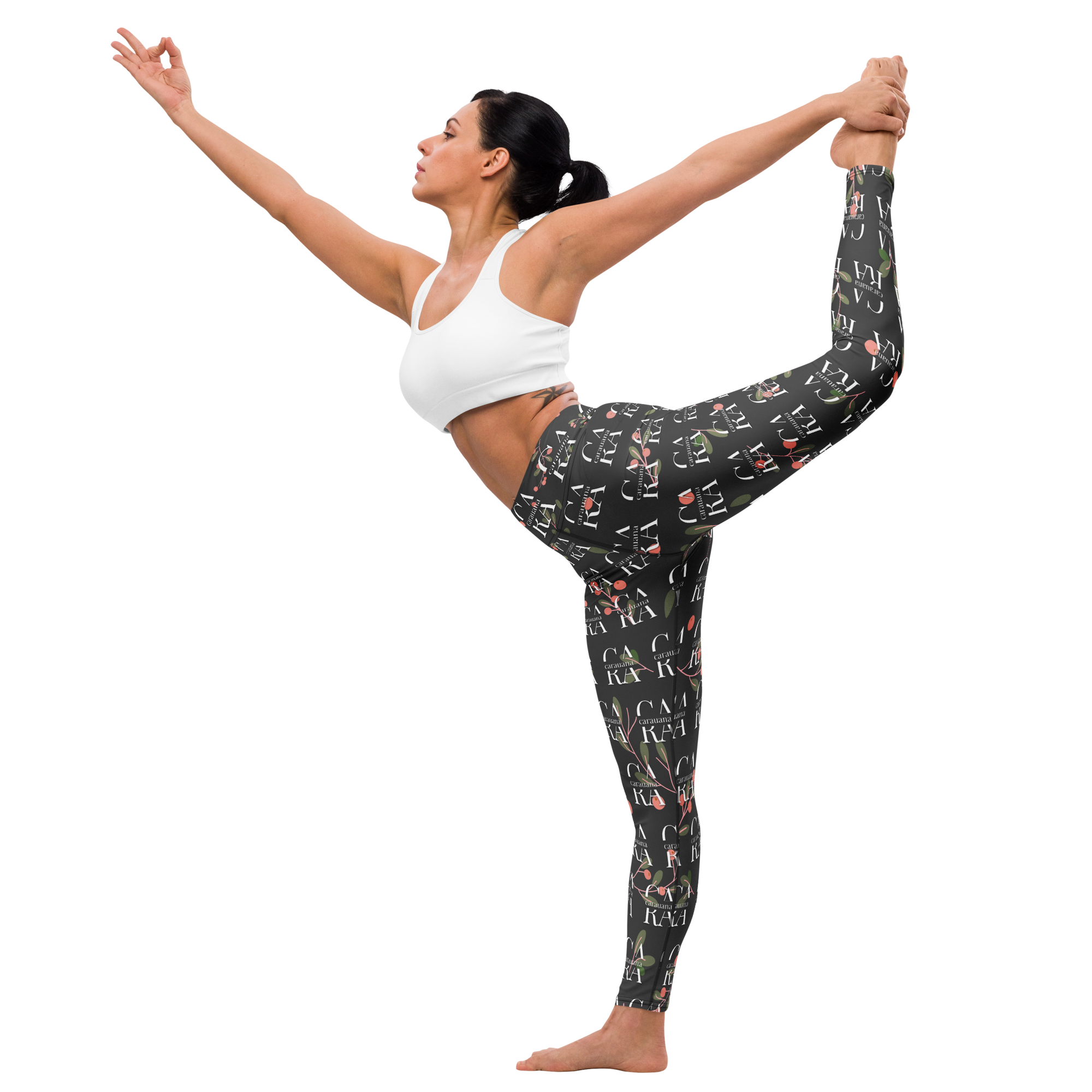 CaRaUaNa Leggings SPORT Black fruit Carauana Store