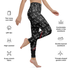 CaRaUaNa Leggings SPORT black Elegant Carauana Store