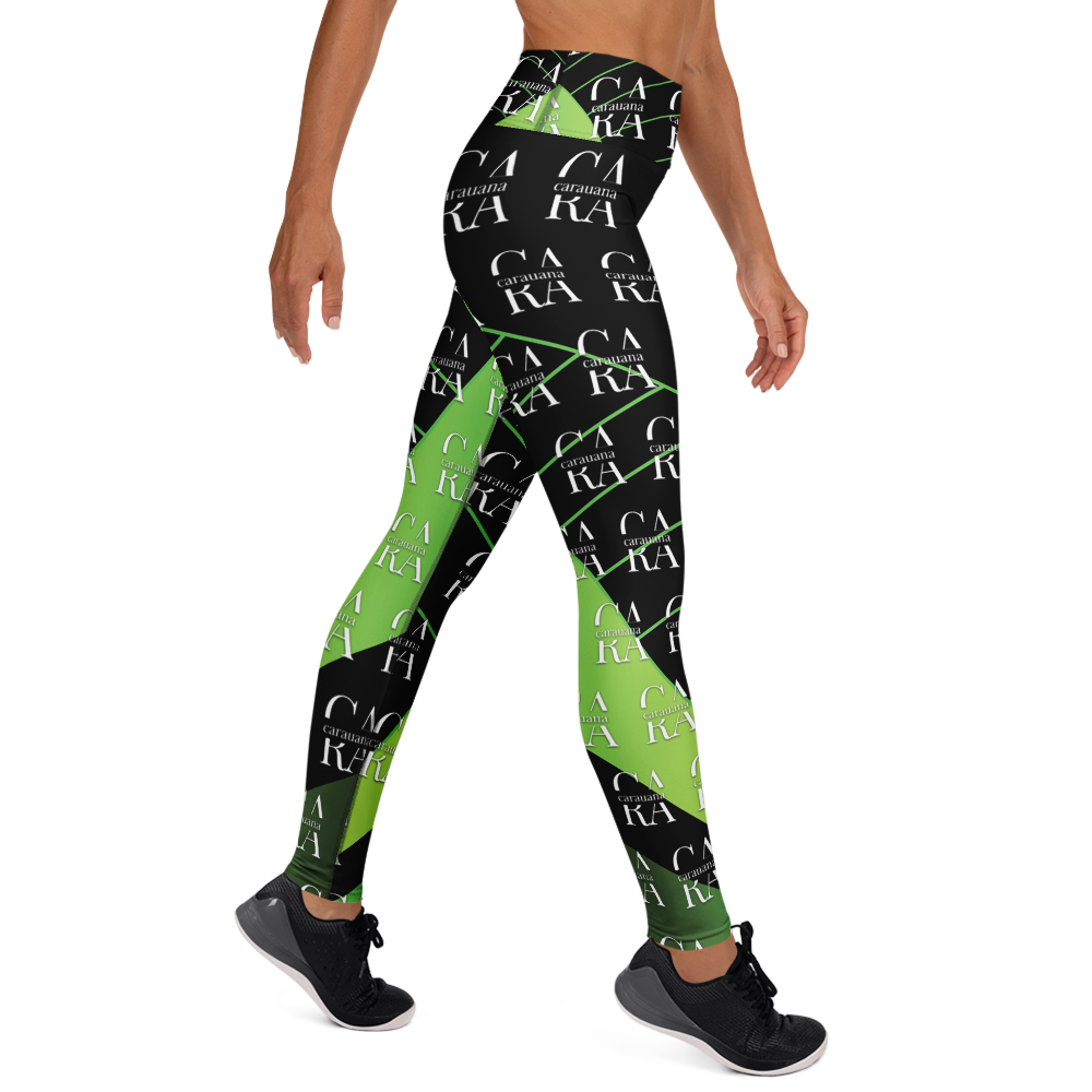 CaRaUaNa Leggings SPORT black Green Carauana Store