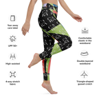 CaRaUaNa Leggings SPORT Green Black Carauana Store