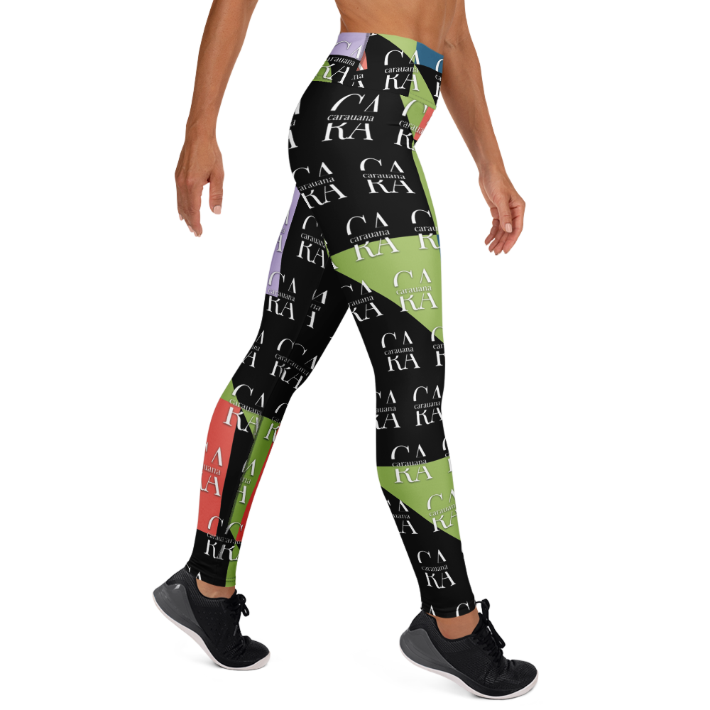 CaRaUaNa Leggings SPORT Green Black Carauana Store