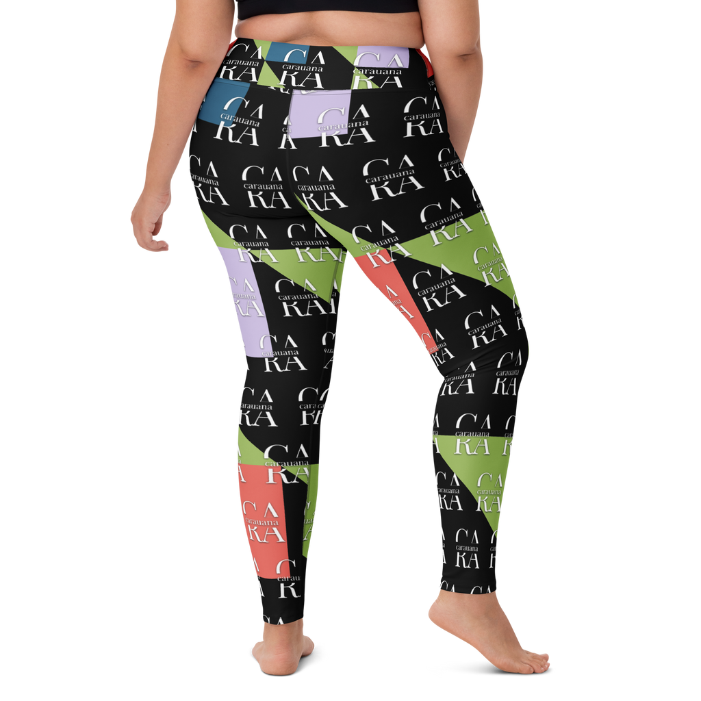 CaRaUaNa Leggings SPORT Green Black Carauana Store
