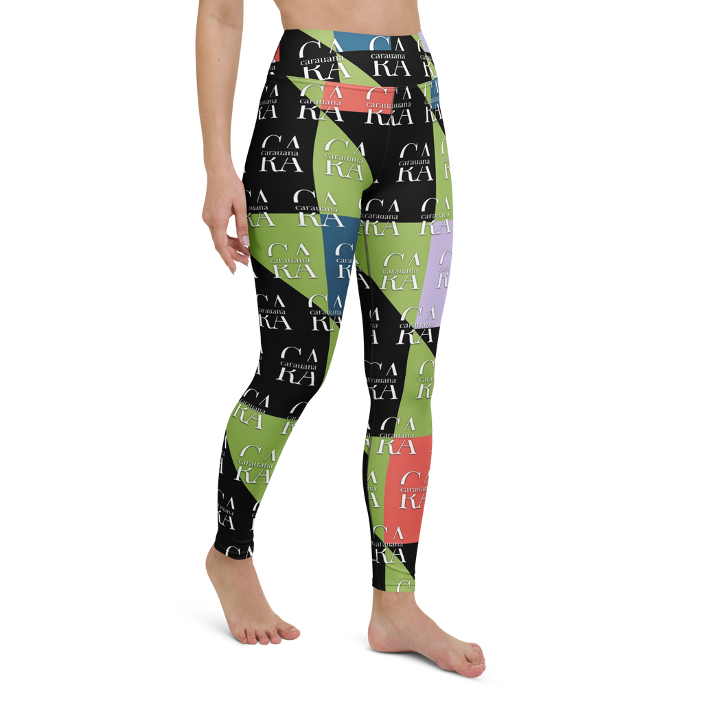 CaRaUaNa Leggings SPORT Green Black Carauana Store