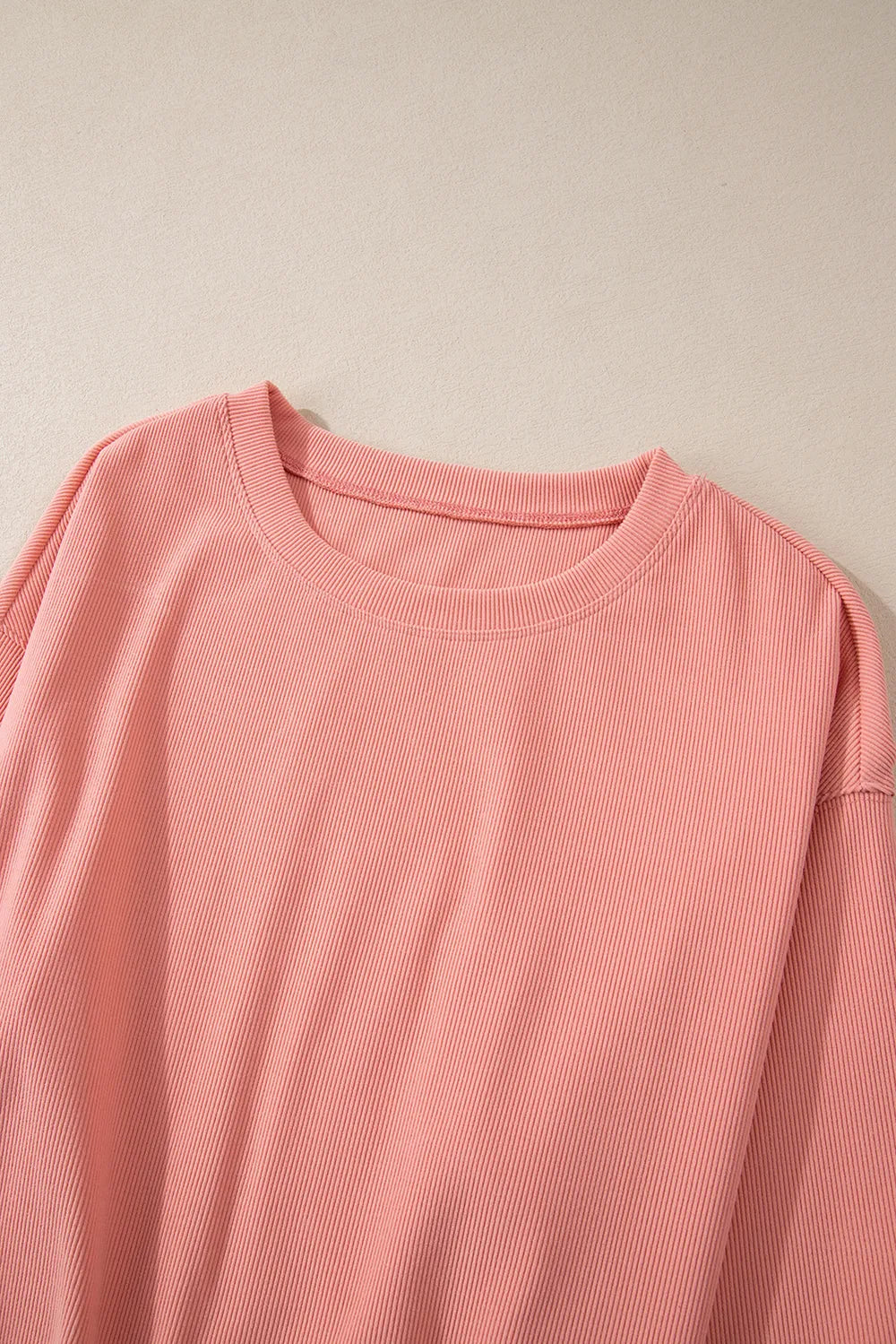 Round Neck Long Sleeve Top and Pants Set Carauana Store