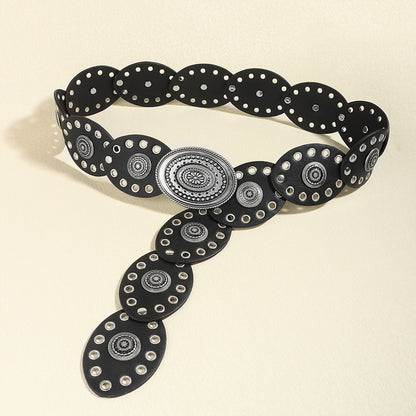 Oval PU Belt Carauana Store