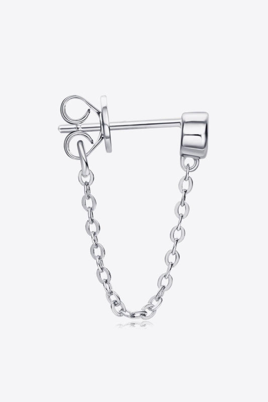 Inlaid Moissanite Chain Earrings Carauana Store