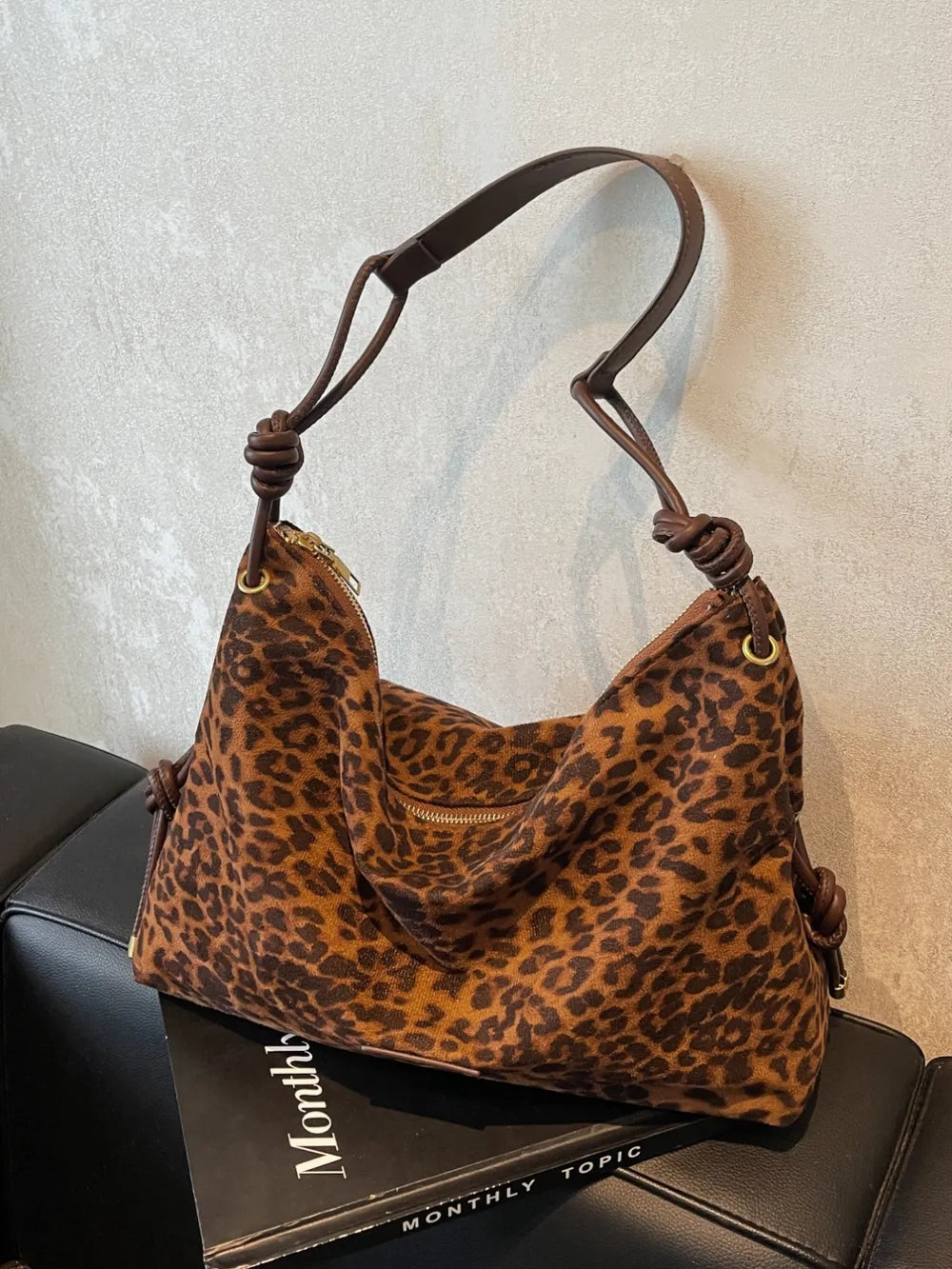 Suede Large Shoulder Bag Carauana Store