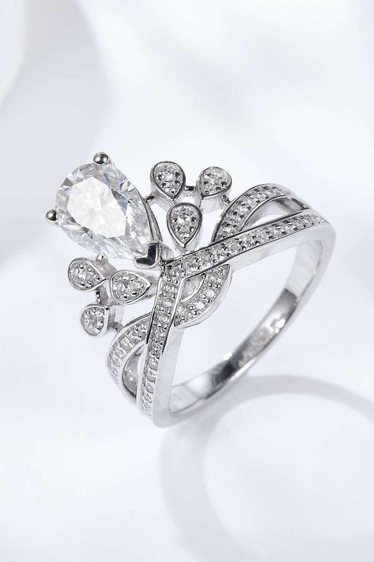 1.5 Carat Moissanite Crown-Shaped Ring Carauana Store