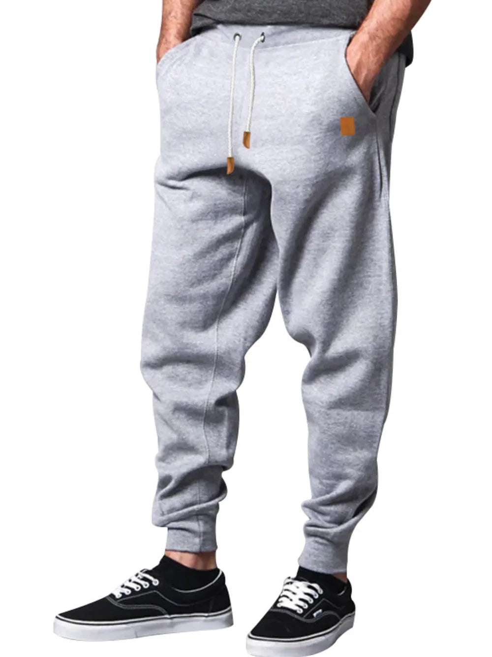 Men's Full Size Drawstring Pants Plus Size CaRaUaNa Fashion