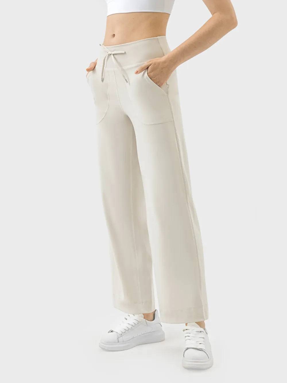 Millennia Drawstring Active Pants with Pockets Carauana Store
