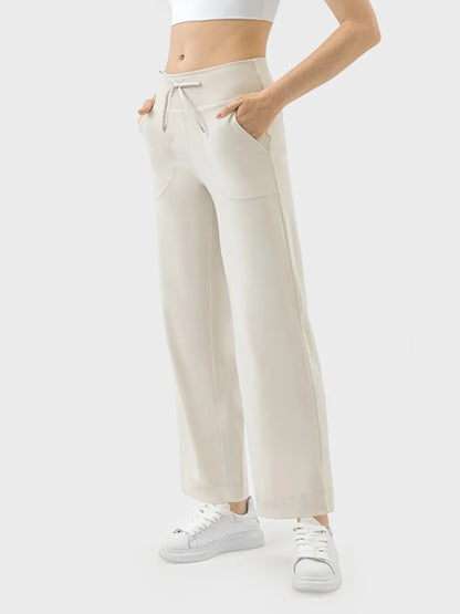 Millennia Drawstring Active Pants with Pockets Carauana Store