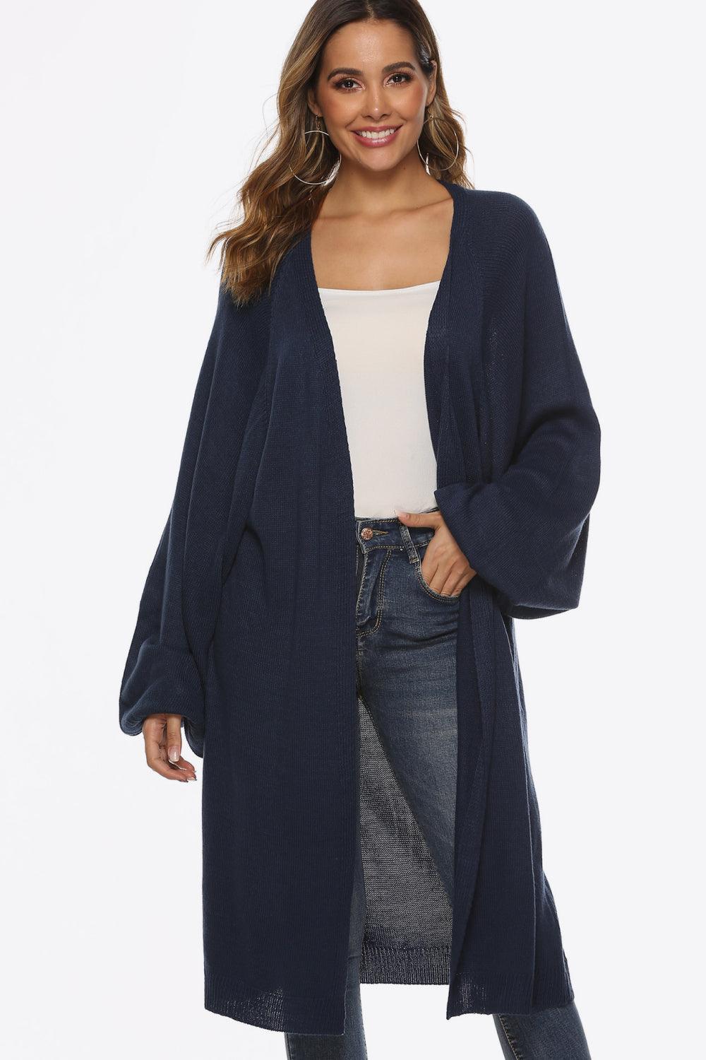 Long Sleeve Open Front Cardigan