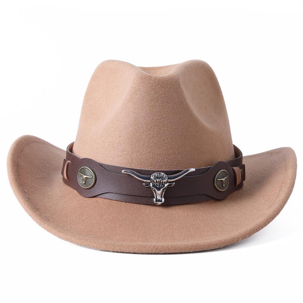 cowboy hat monochrome felt Unisex Carauana Store
