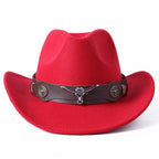 cowboy hat monochrome felt Unisex Carauana Store