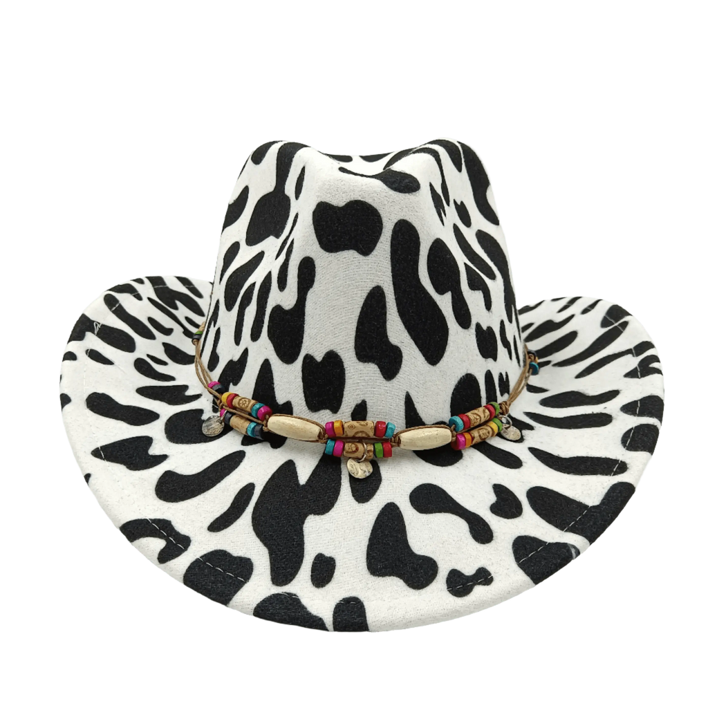 cowboy hat monochrome felt Unisex Carauana Store