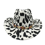 cowboy hat monochrome felt Unisex Carauana Store