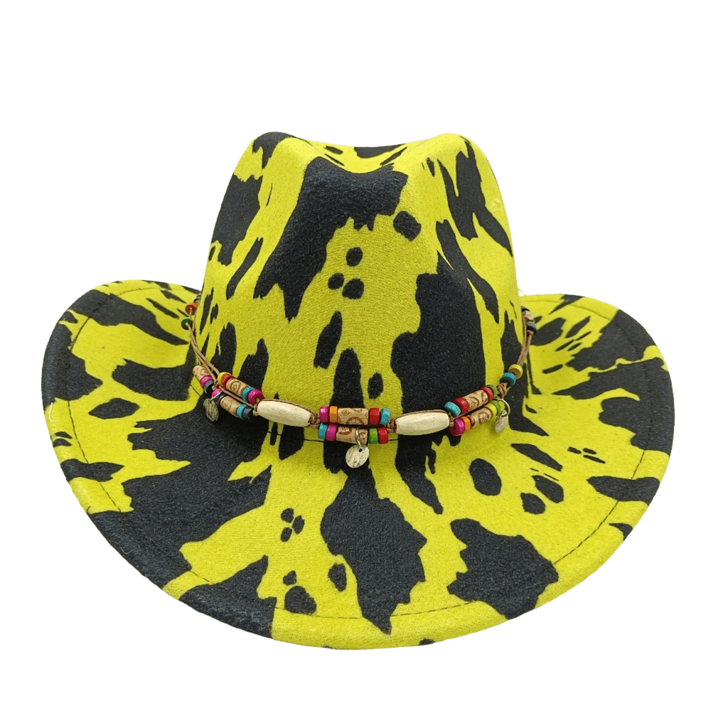 cowboy hat monochrome felt Unisex Carauana Store