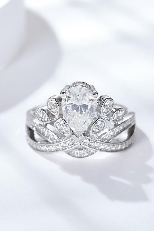 1.5 Carat Moissanite Crown-Shaped Ring Carauana Store