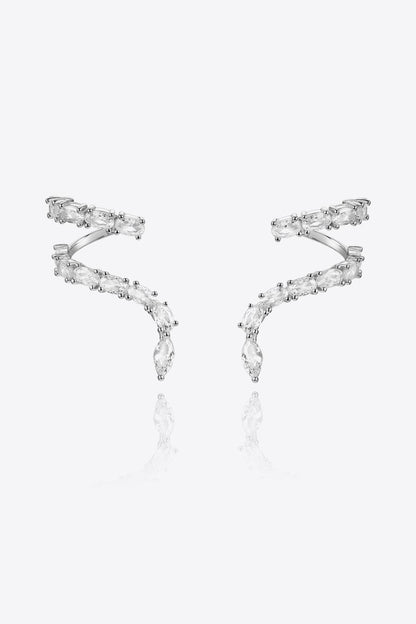 Zircon 925 Sterling Silver Earrings