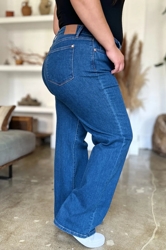 Judy Blue Full Size High Rise Straight Jeans Carauana Store