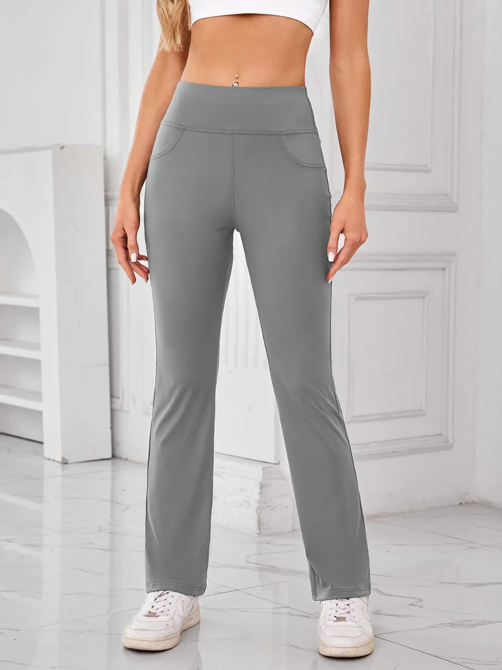 Lovelet High Waist Active Pants with Pockets Carauana Store