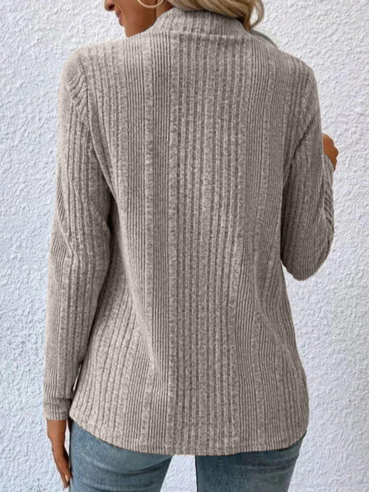 Open Front Long Sleeve Cardigan Carauana Store