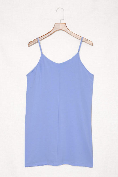 V-Neck Mini Cami Dress