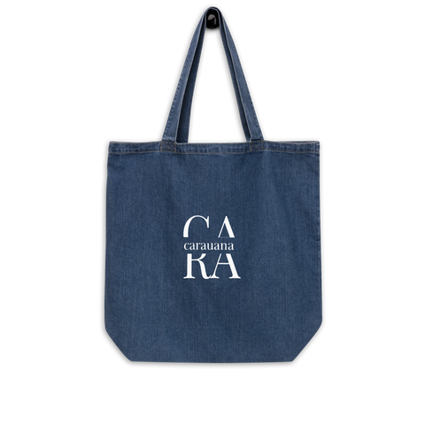 CARAUANA denim tote bag