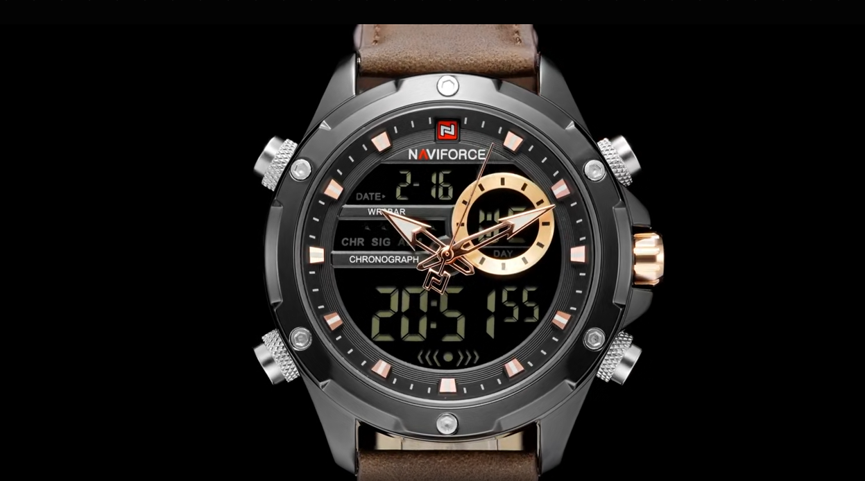 NAVIFORCE Digital Men Military Watch