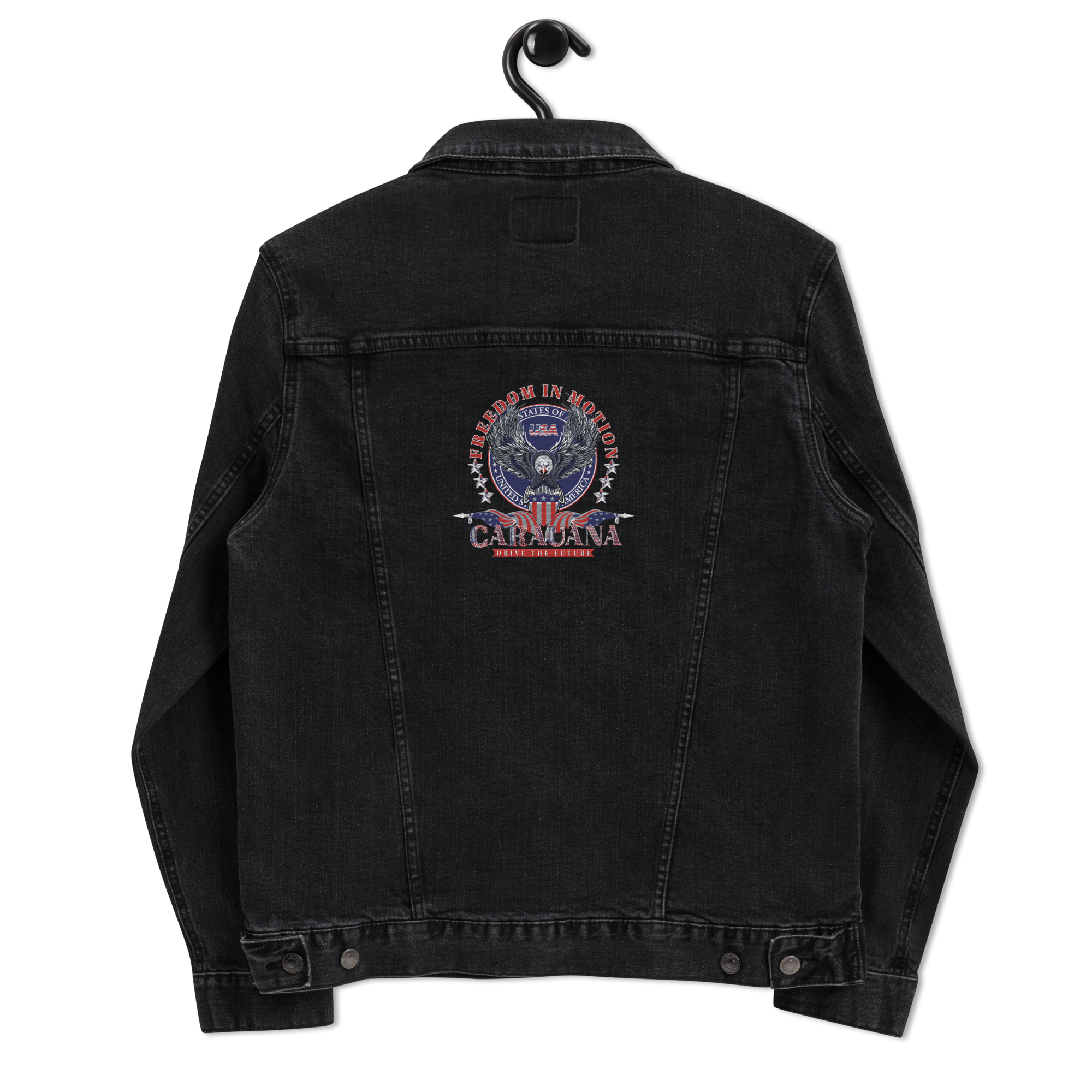 CaRaUaNa Original denim jacket Black Carauana Store