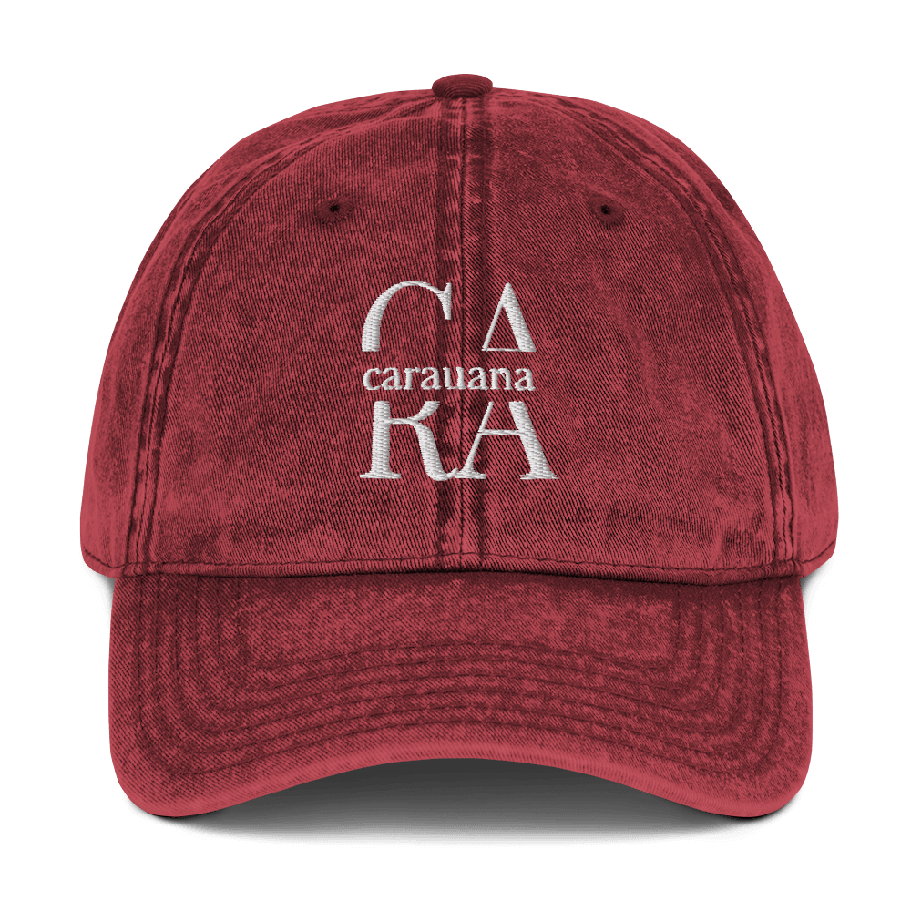 Vintage Cotton Twill Cap Men Carauana Store