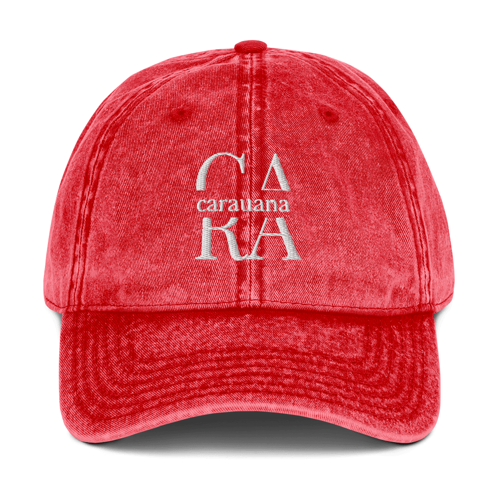 Vintage Cotton Twill Cap Men Carauana Store