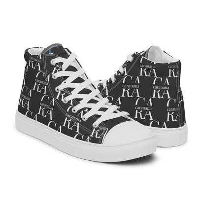 CARAUANA Hip Hop canvas shoes Black Branded