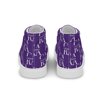 CARAUANA Hip Hop canvas shoes violet Branded