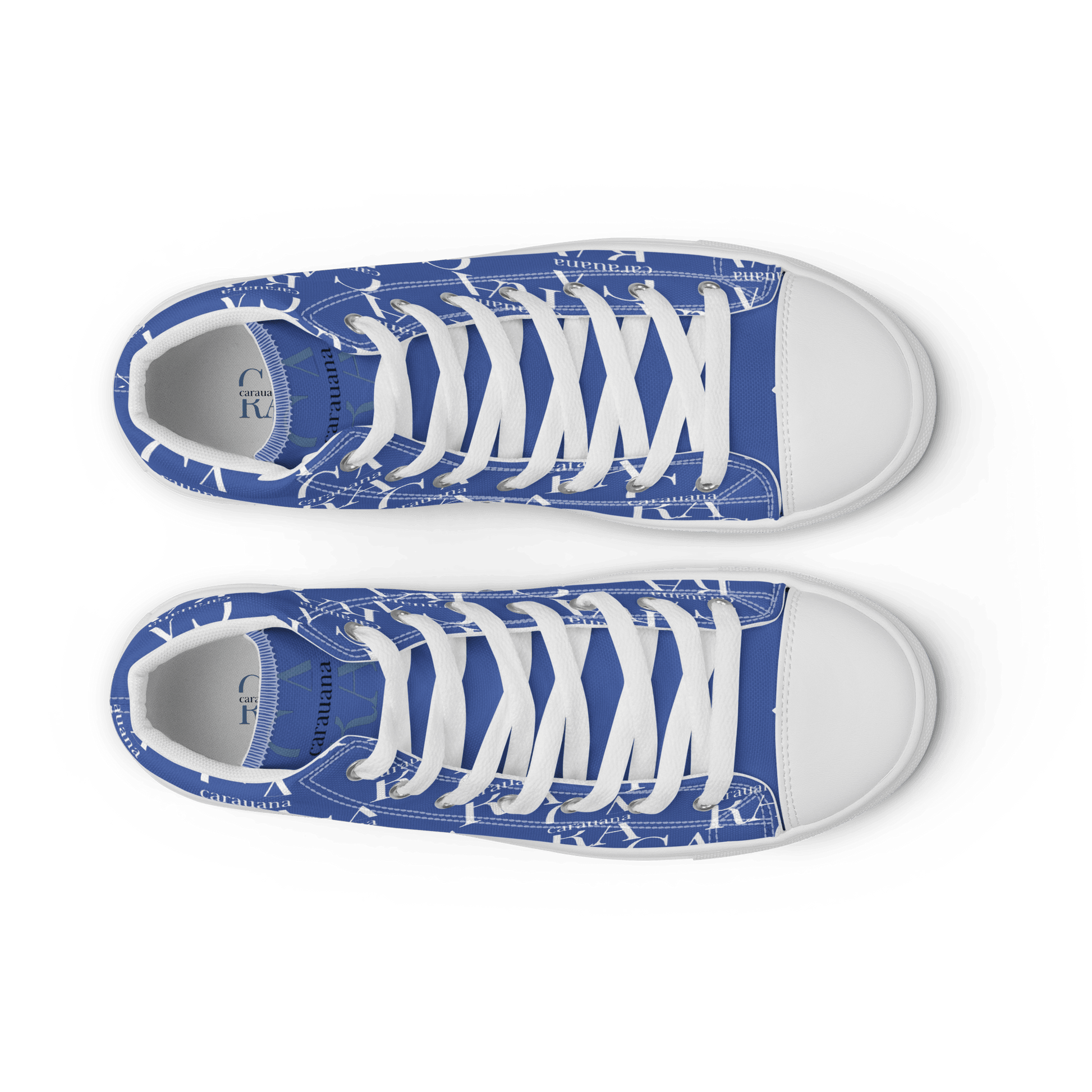 CARAUANA Hip Hop canvas shoes Blue Branded