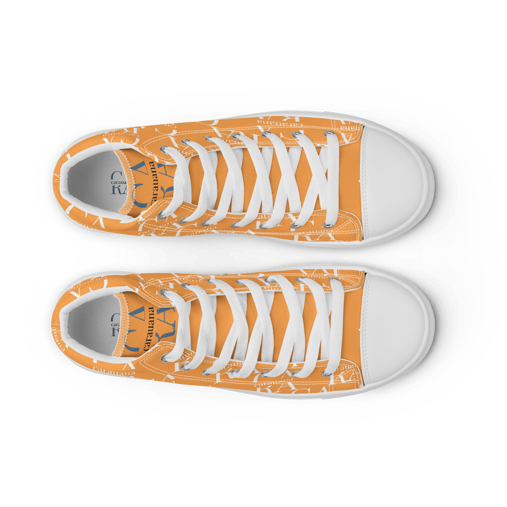 CARAUANA Hip Hop canvas shoes Orange Branded Carauana Store