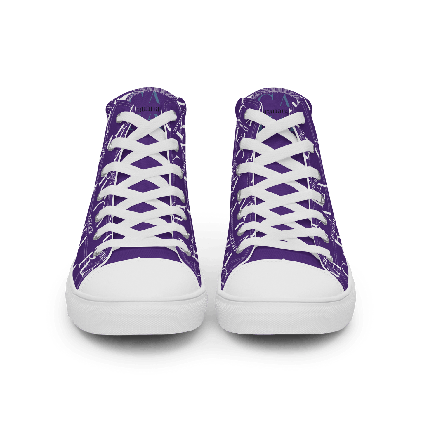 CARAUANA Hip Hop canvas shoes violet Branded