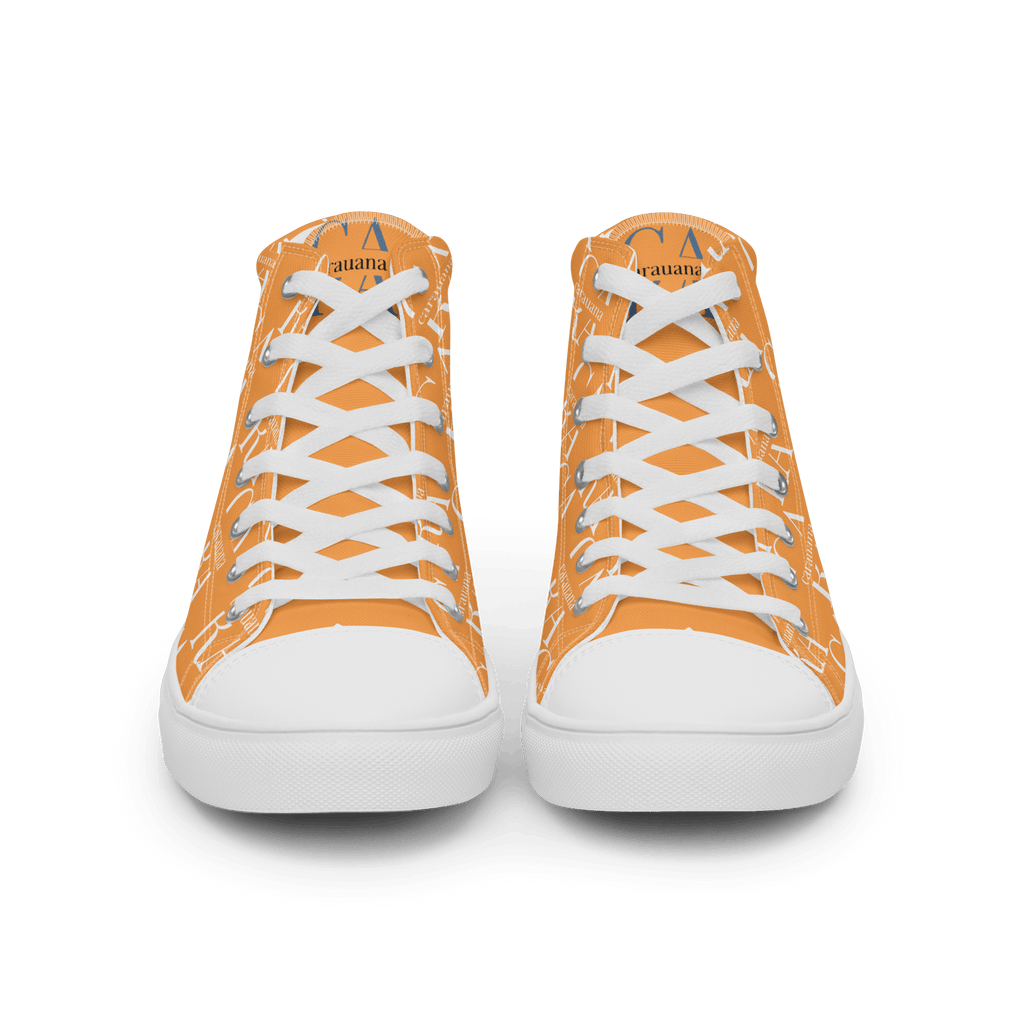 CARAUANA Hip Hop canvas shoes Orange Branded Carauana Store